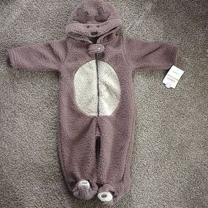 NWT fluffy reindeer onesie